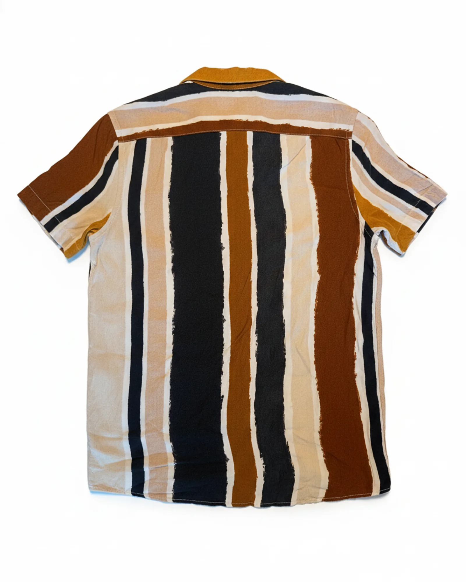Unbranded חולצת קולר פתוח, פסים מצוירים, מבט נוסף