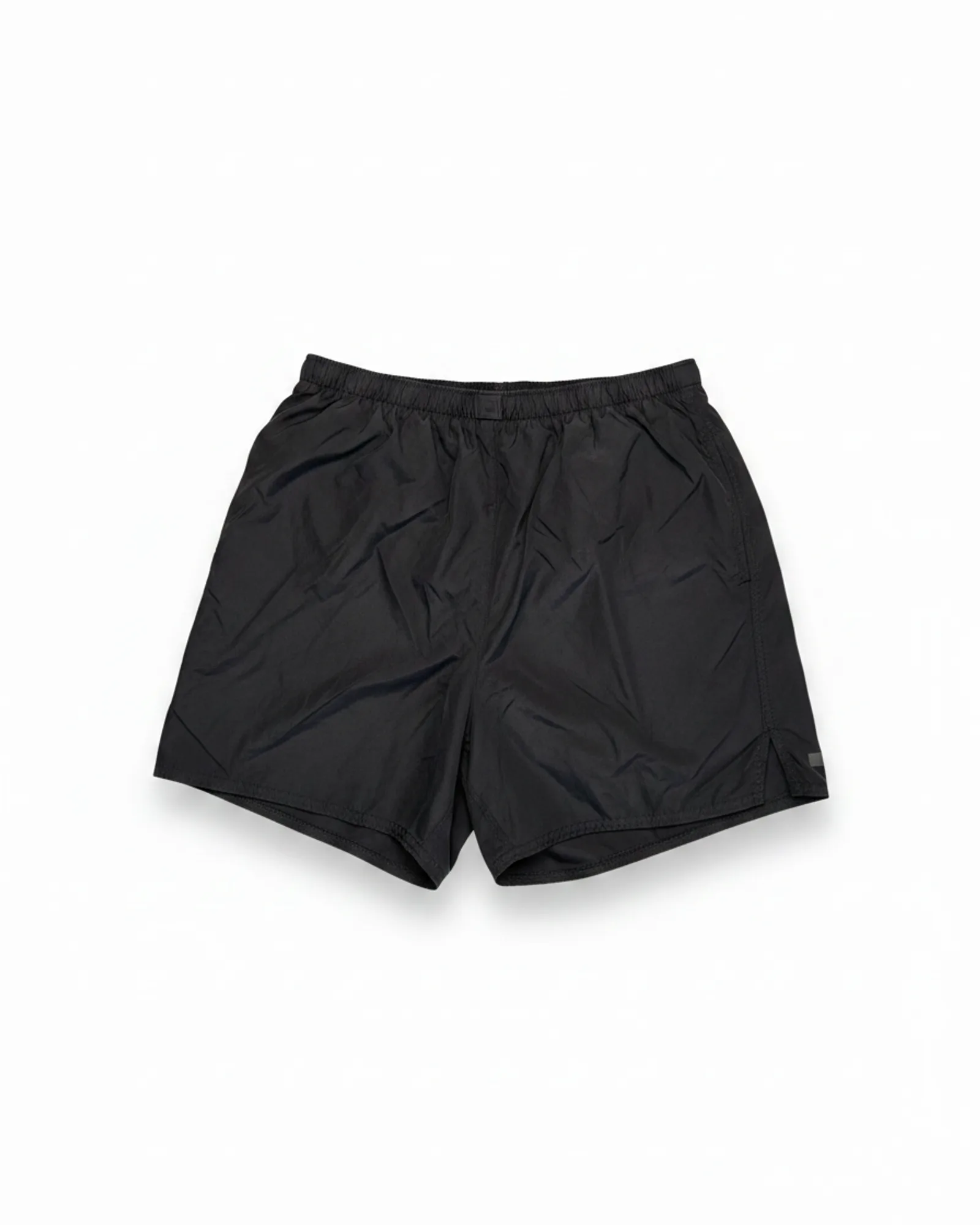 Unbranded מכנס ריצה קצר, שחור, מבט קדמי