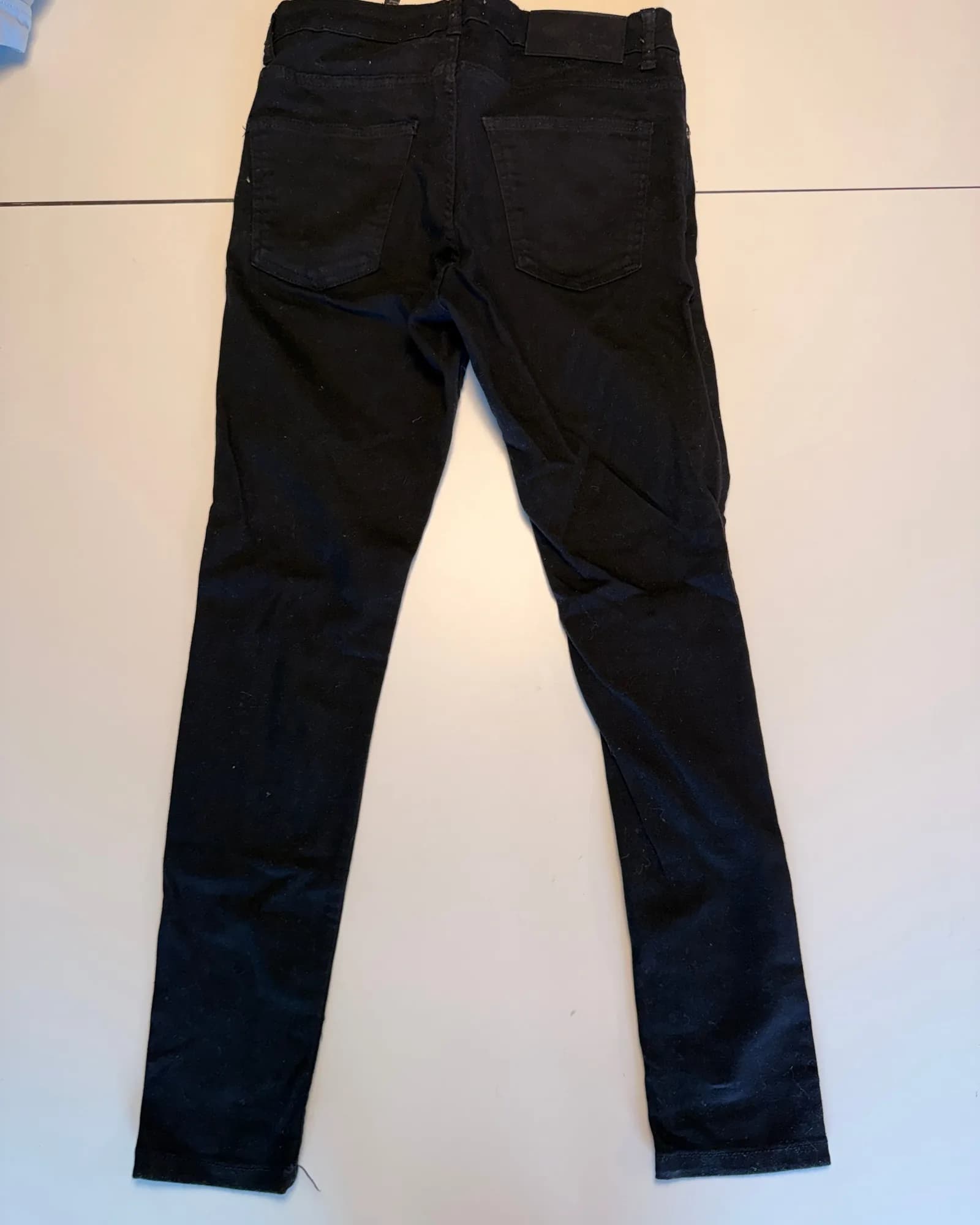 Unbranded ג׳ינס סקיני, שחור, מבט נוסף