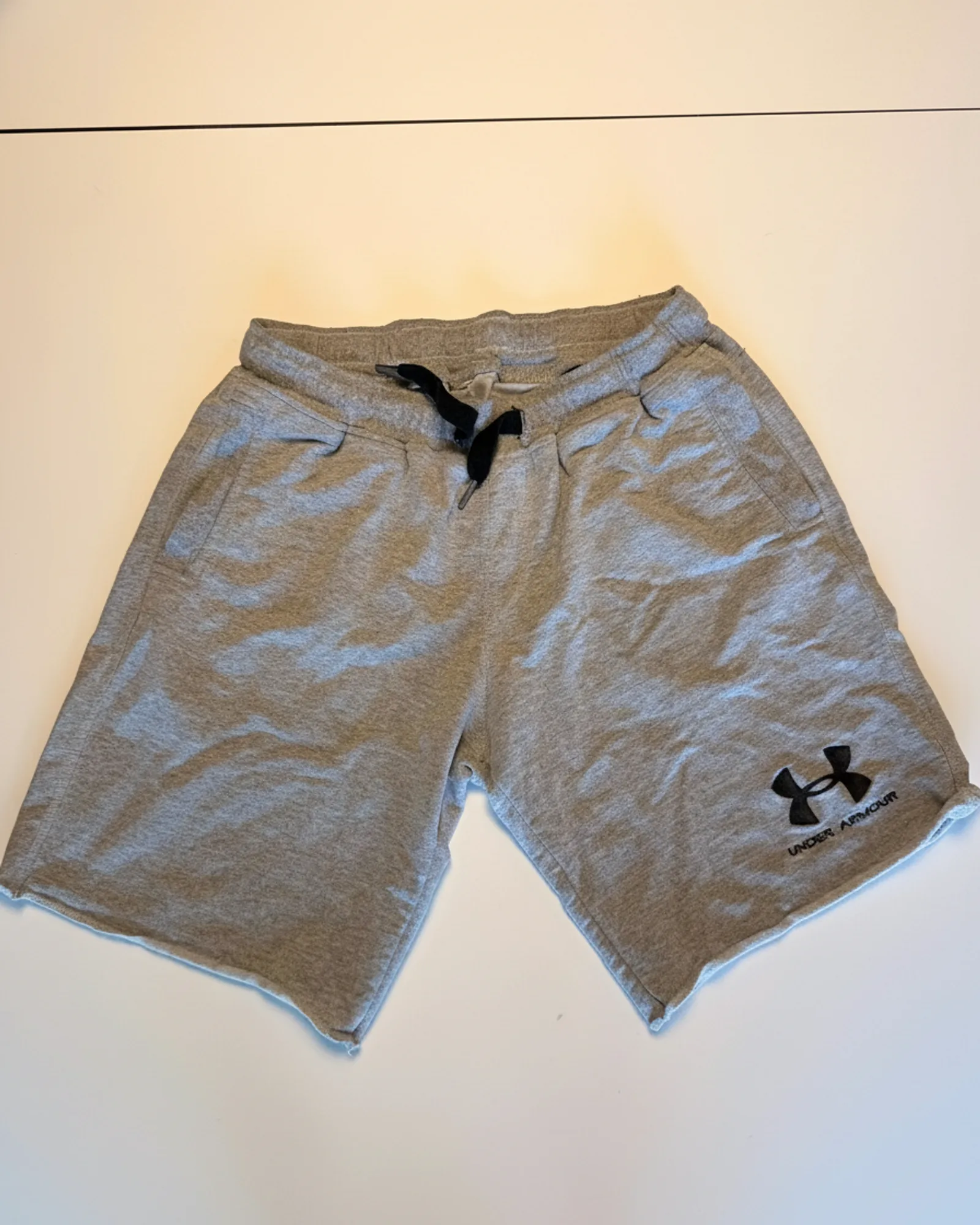 Under Armour מכנס פרנץ׳ טרי, אפור מנומר, מבט קדמי